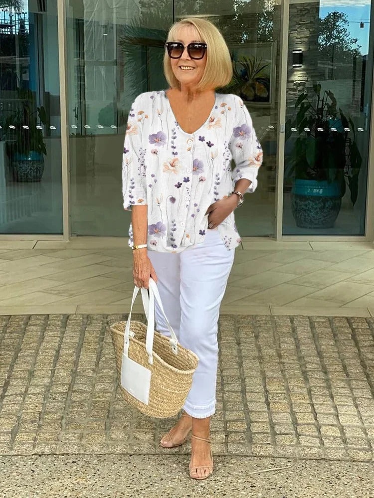 LUNE – Aroha Blossom Blouse