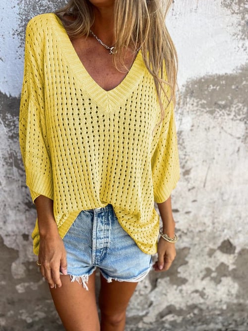 Tina – Pull en Maille Aérée