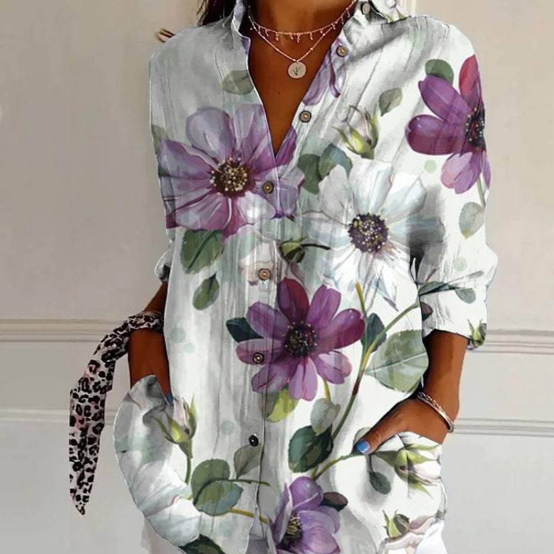 Diane – Blouse Fleurie Légère