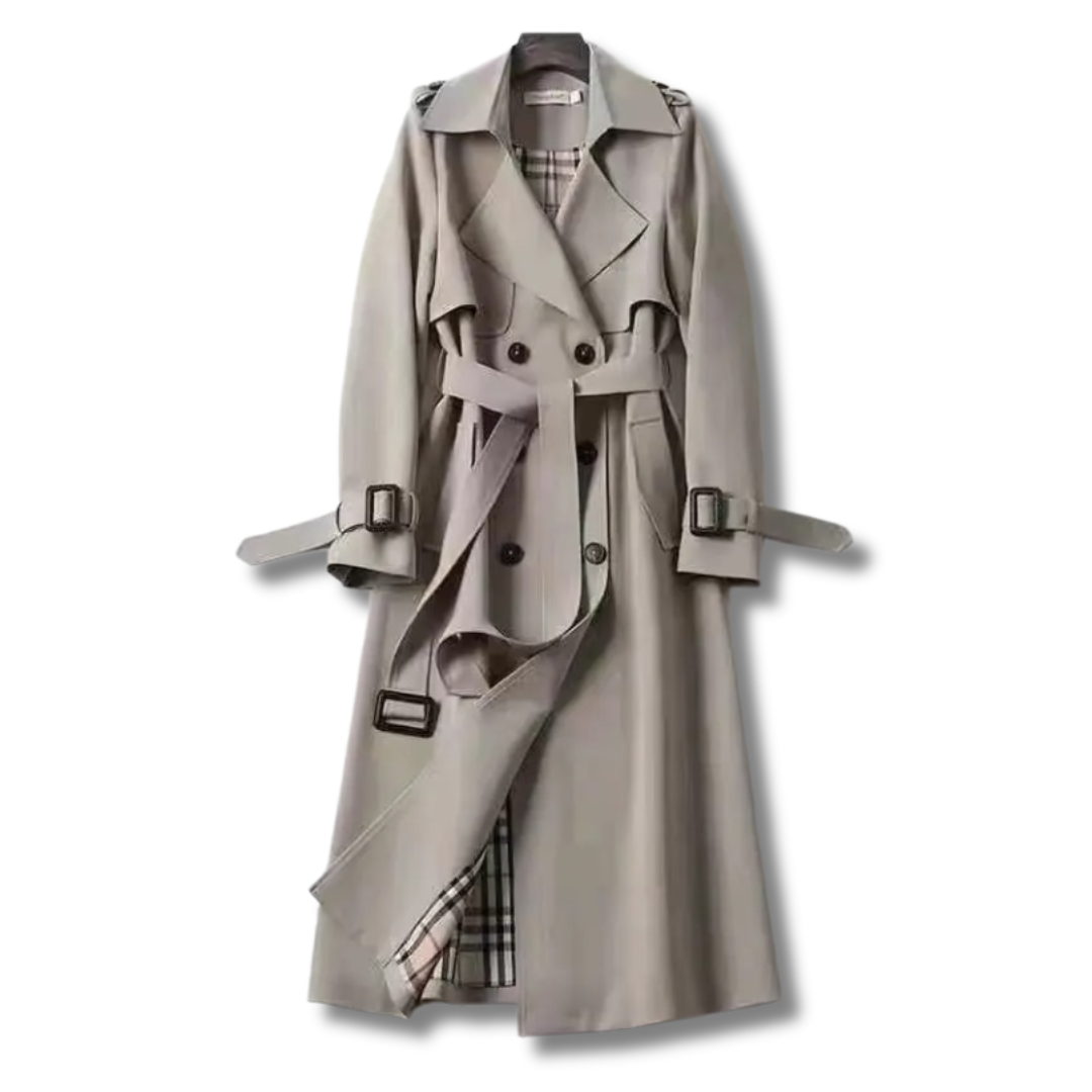 Margaux – Trench-Coat Classique à Ceinture