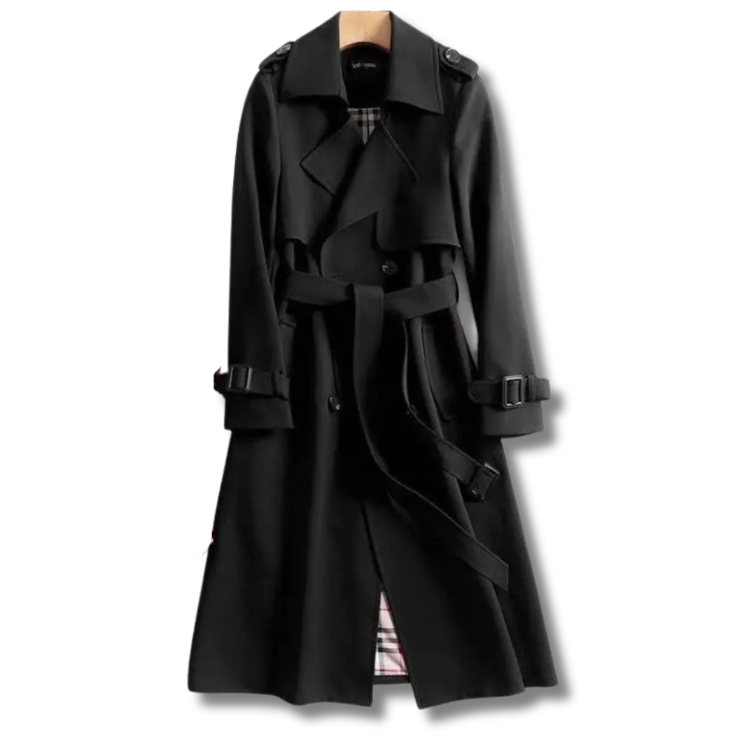 Margaux – Trench-Coat Classique à Ceinture