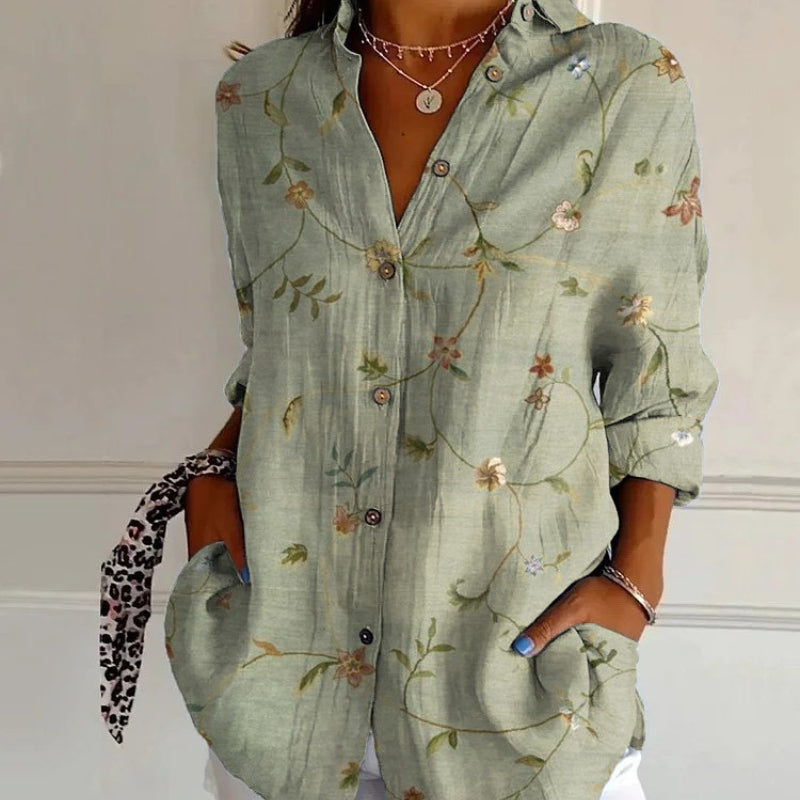 Diane – Blouse Fleurie Légère