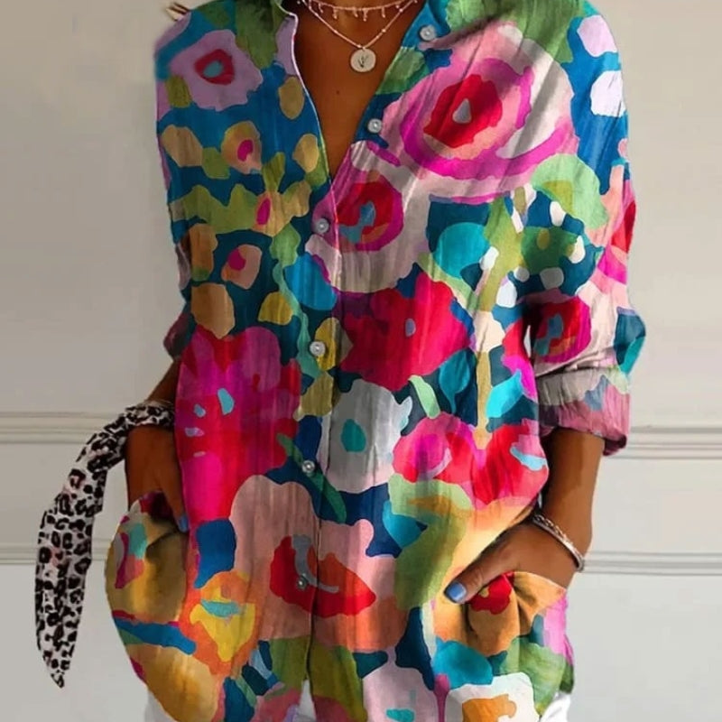 Diane – Blouse Fleurie Légère