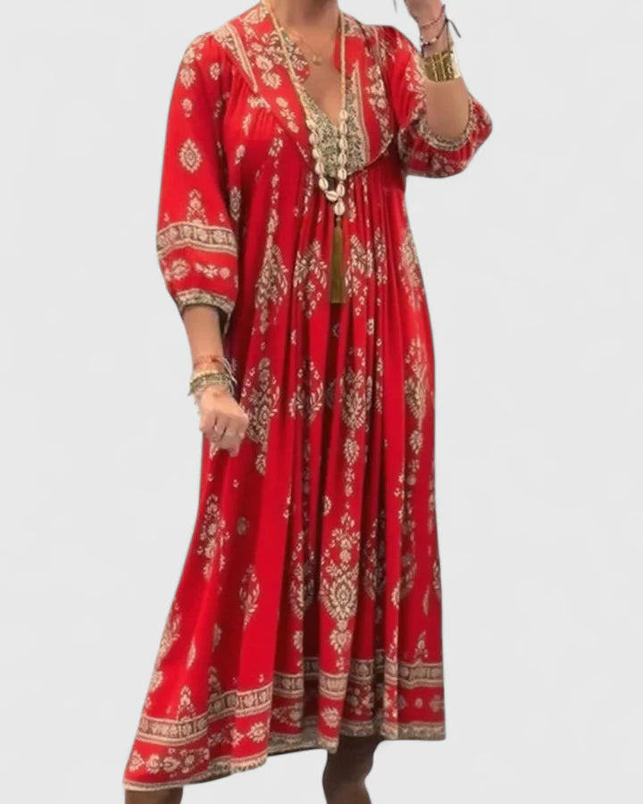 LUNE – Aroha Boho Maxi Dress