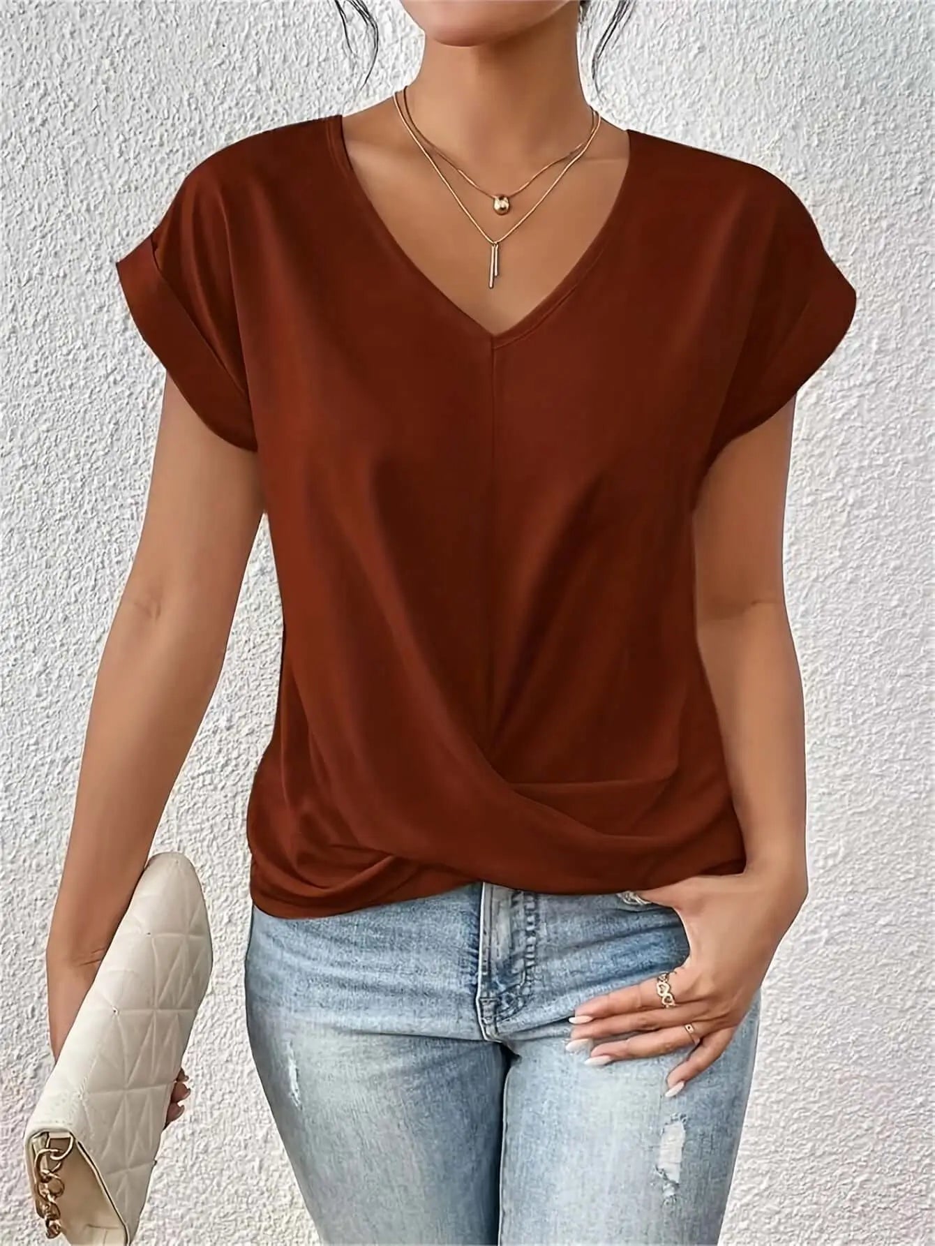 Amaya – Top Croisé Élégant