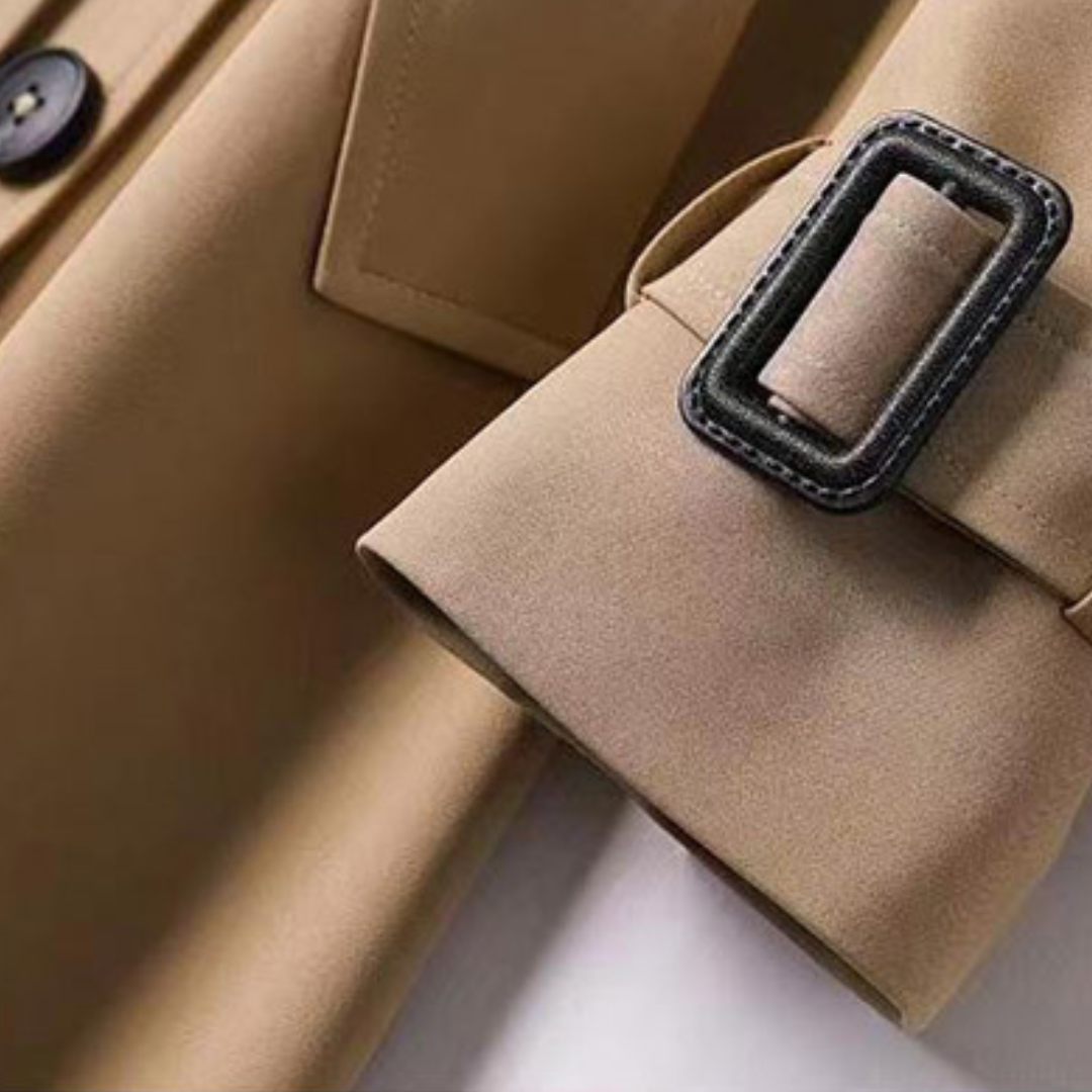 Margaux – Trench-Coat Classique à Ceinture