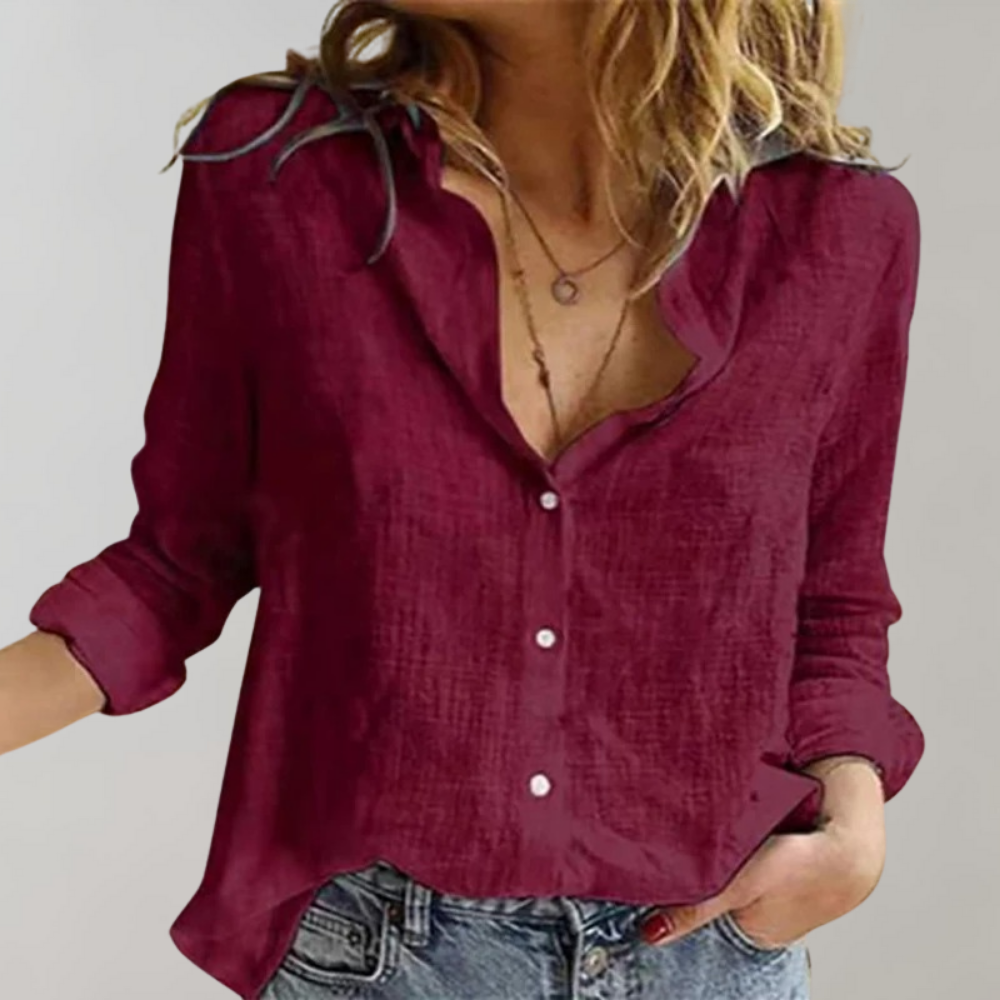 Yolande – Chemise en Lin Classique
