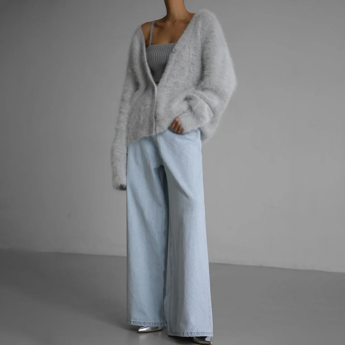 Mirelle – Flauschiger Oversize-Pullover