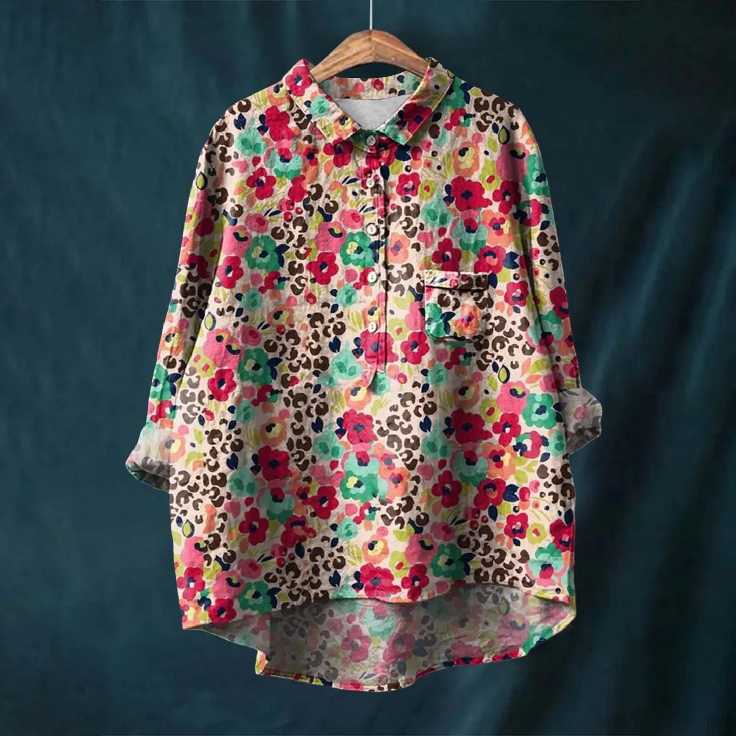 Natasha – Chemise Florale Vintage