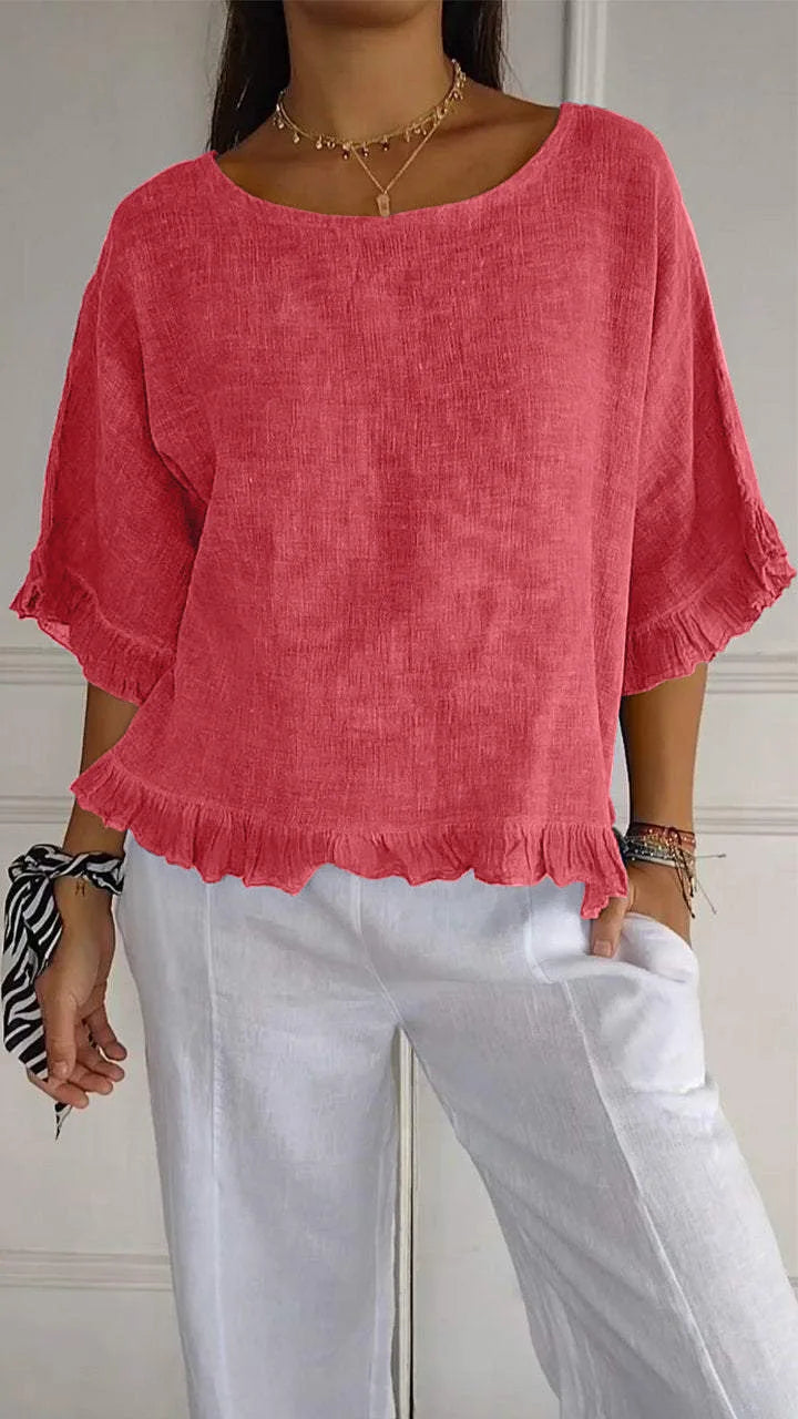 LUNE – Willow Breeze Linen Top