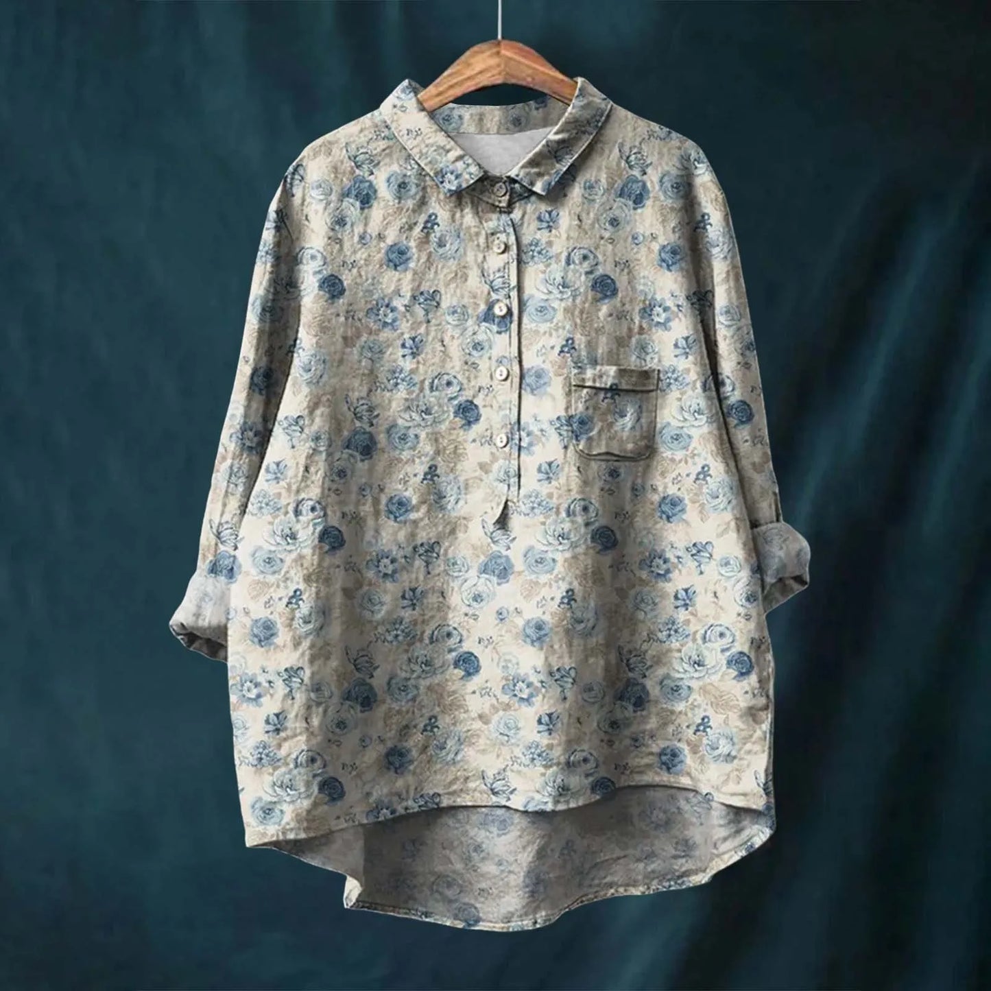 Natasha – Chemise Florale Vintage