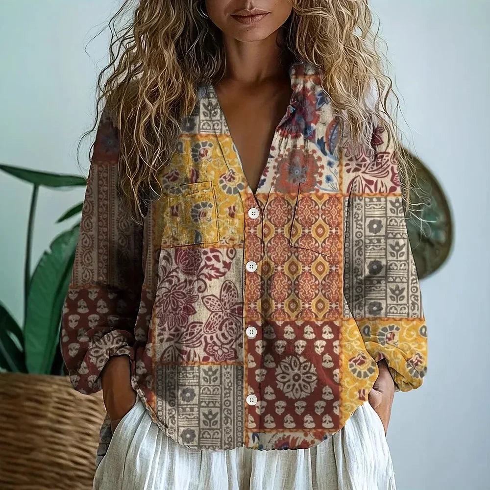LUNE – Meadow Whisper Blouse