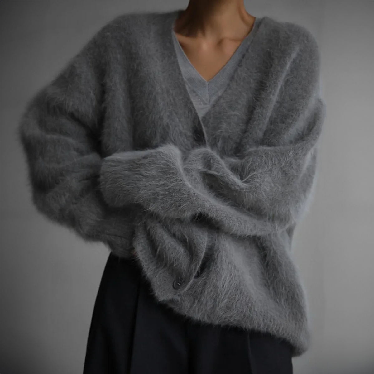 Mirelle – Flauschiger Oversize-Pullover