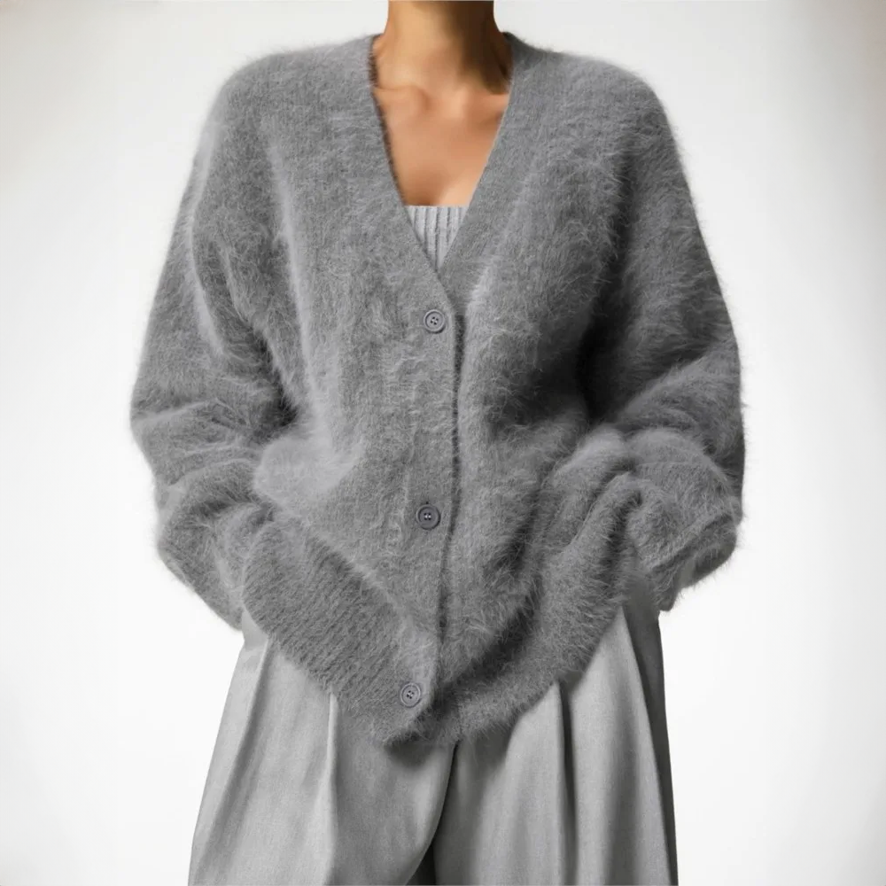 Mirelle – Flauschiger Oversize-Pullover