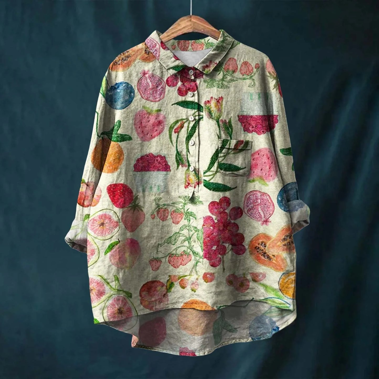 Natasha – Chemise Florale Vintage