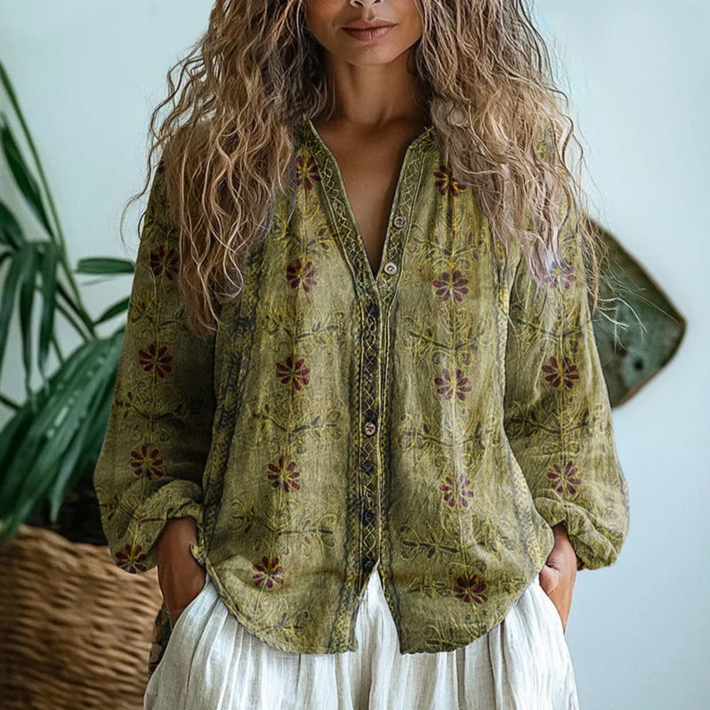LUNE – Meadow Whisper Blouse