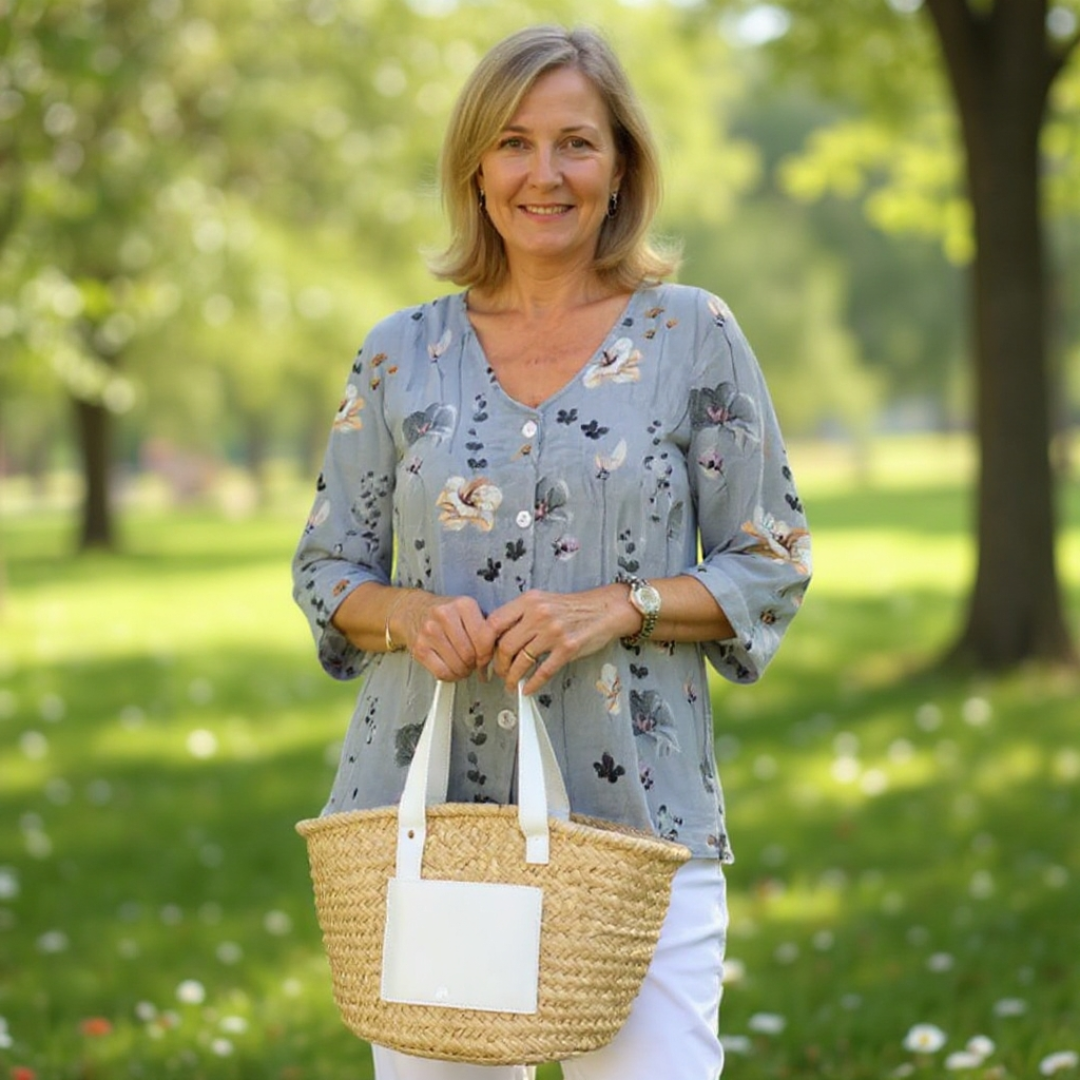 LUNE – Garden Whisper Blouse