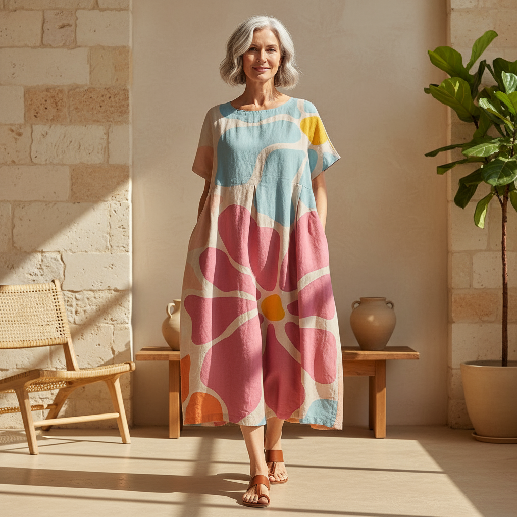 Floria - Vibrant Floral Dress