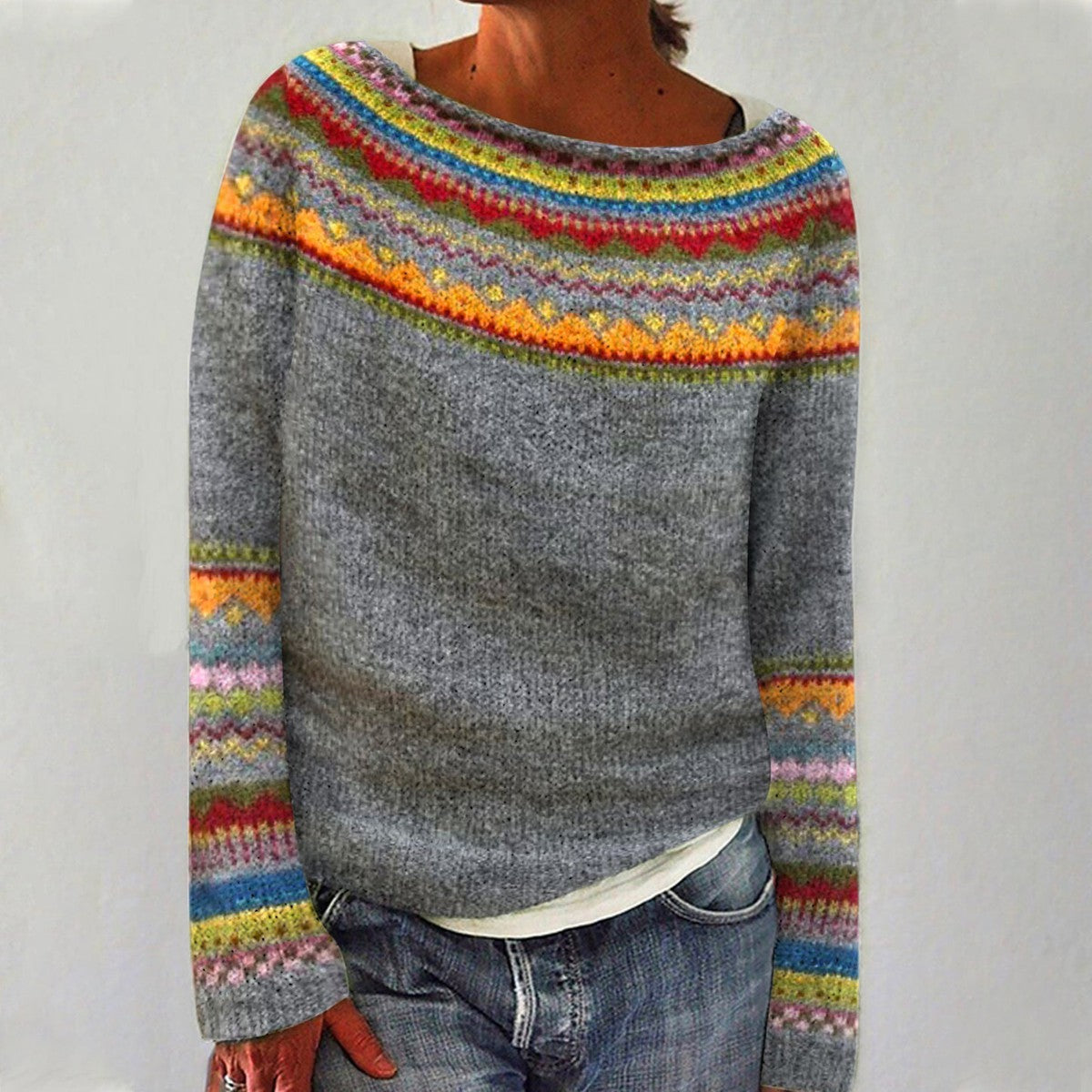 Vintage Strickpullover für Damen
