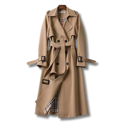 Margaux – Trench-Coat Classique à Ceinture
