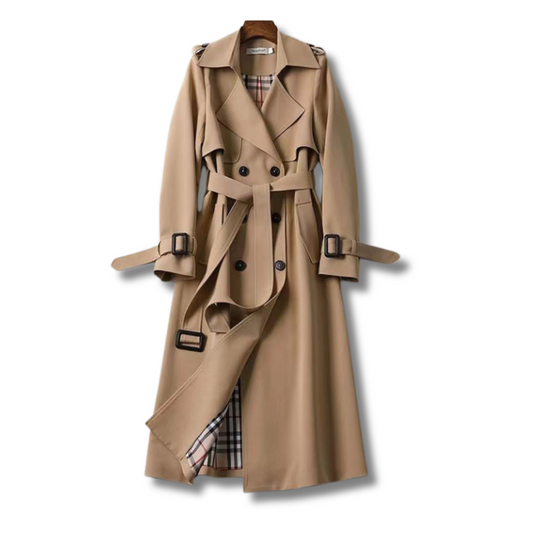 Margaux – Trench-Coat Classique à Ceinture
