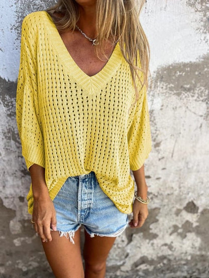 Tina – Pull en Maille Aérée
