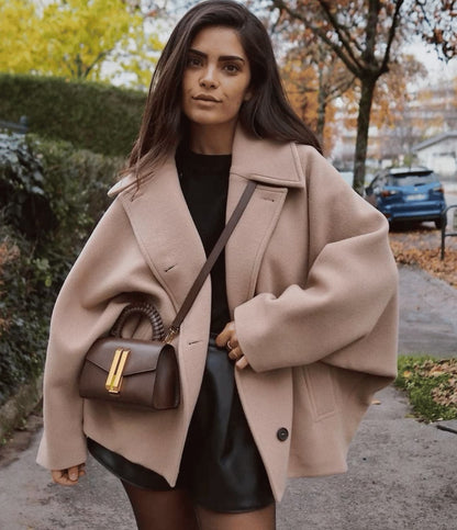 Solène – Manteau Oversize en Laine