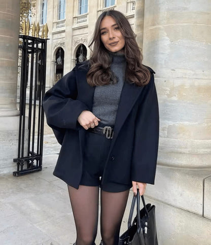 Solène – Manteau Oversize en Laine