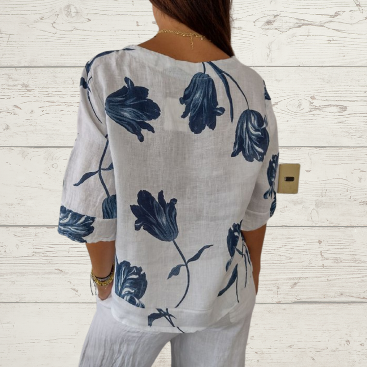 Seraphine - Bequeme und modische Tunika-Bluse für Damen