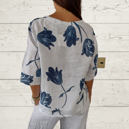 Seraphine - Bequeme und modische Tunika-Bluse für Damen