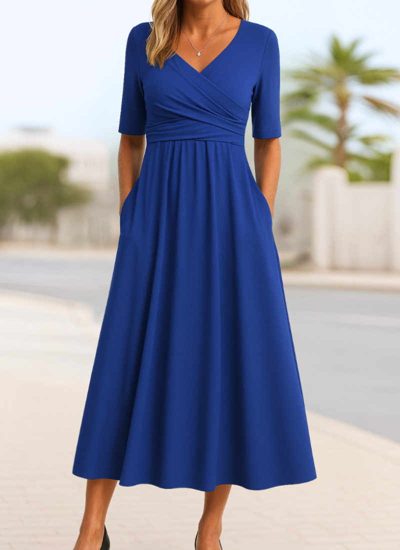 LUNE – Sapphire Serenity Dress