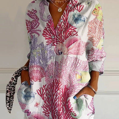 Diane – Blouse Fleurie Légère