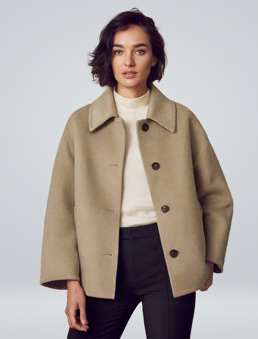 Solène – Manteau Oversize en Laine