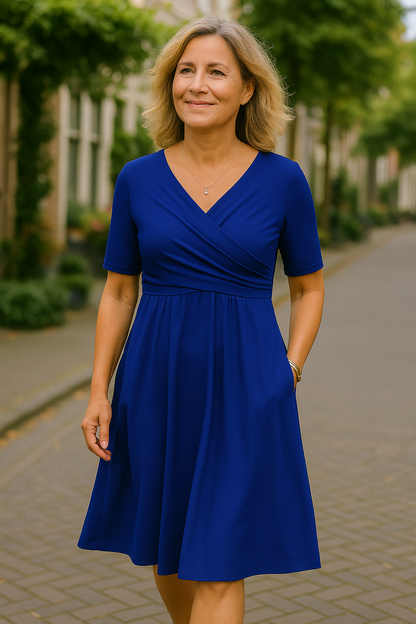 VITTORIA™ - ELEGANTE BUIKBEDEKKENDE JURK