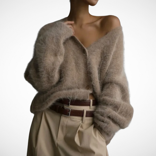 Mirelle – Flauschiger Oversize-Pullover