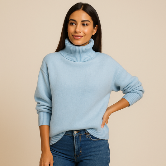 Katrielle - gemütlicher Rollkragenpullover