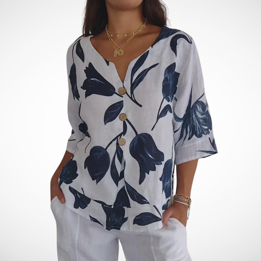 Seraphine - Bequeme und modische Tunika-Bluse für Damen