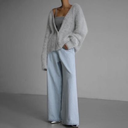 Mirelle – Flauschiger Oversize-Pullover