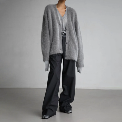 Mirelle – Flauschiger Oversize-Pullover