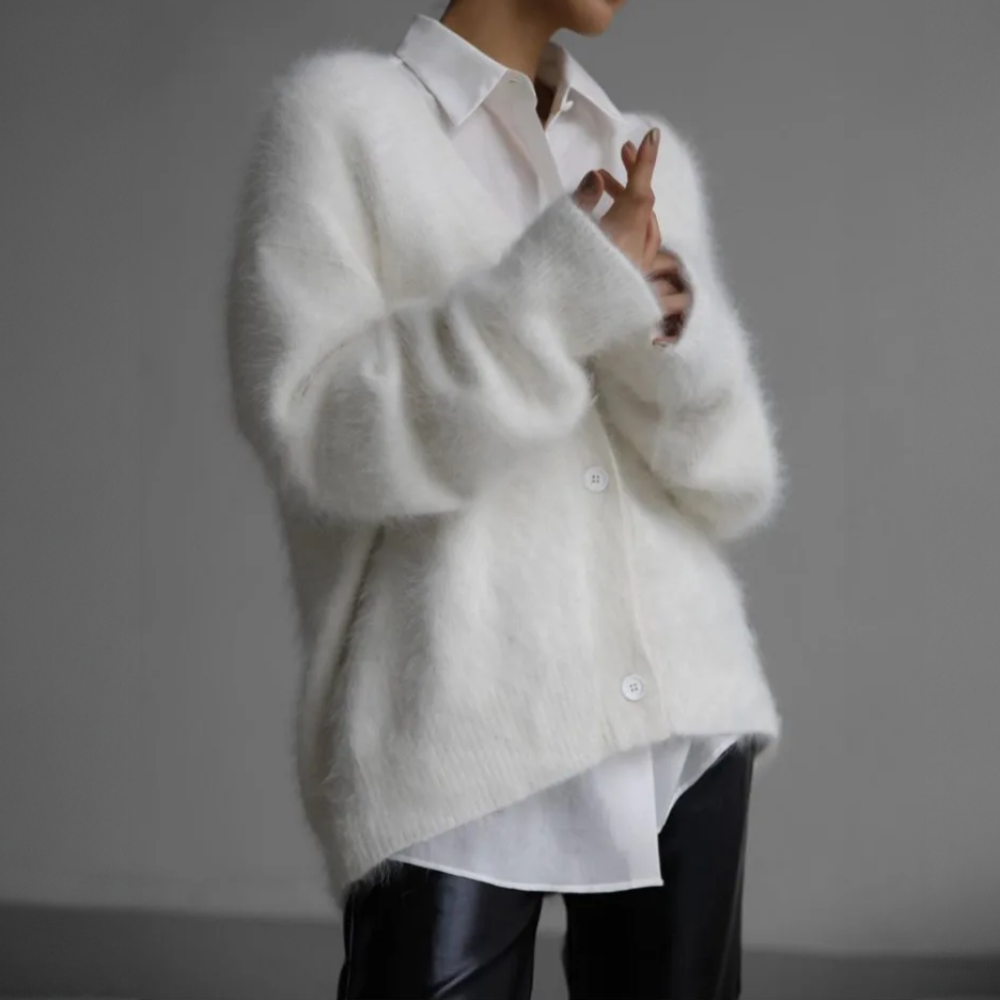 Mirelle – Flauschiger Oversize-Pullover