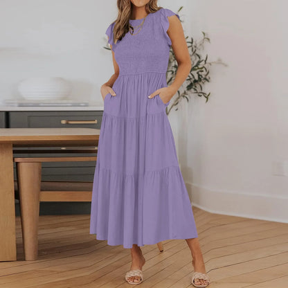 LUCYA™ - ELEGANTE BUIKBEDEKKENDE JURK