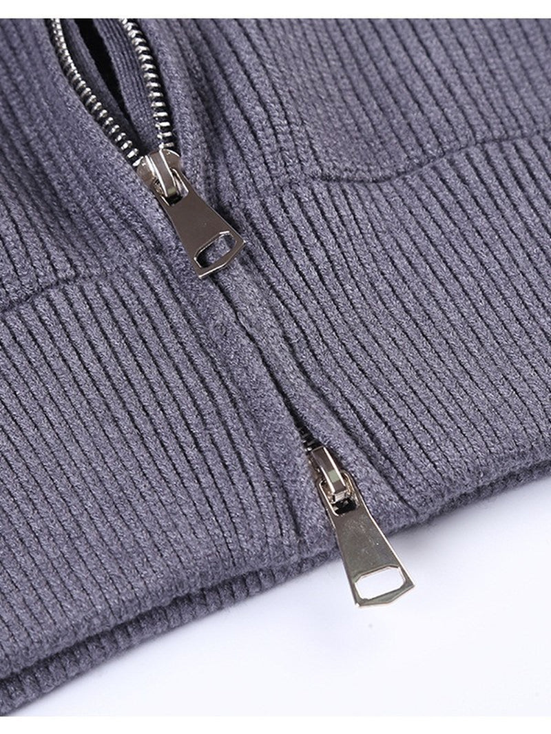 CAVALLO -Hochwertiger Rollkragen-Cardigan mit Reißverschluss