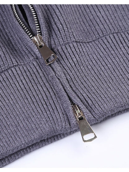 CAVALLO -Hochwertiger Rollkragen-Cardigan mit Reißverschluss