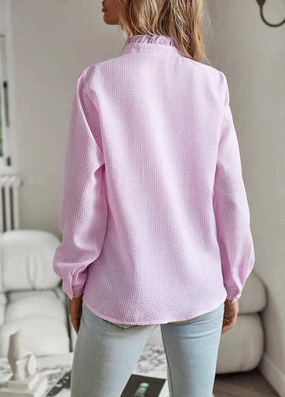 Belle – Blouse en Coton à Volants Délicats