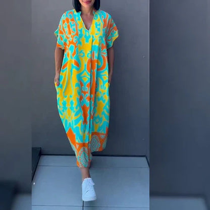 ZÉA – Robe Ample à Imprimé Fleuri