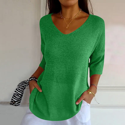 Azure – Pull Décontracté en Coton