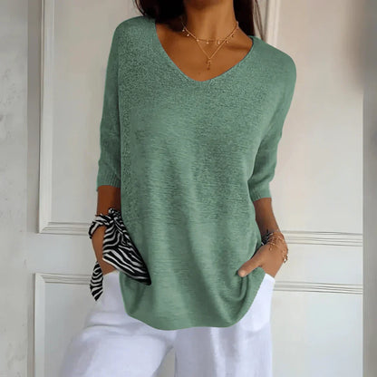 Azure – Pull Décontracté en Coton