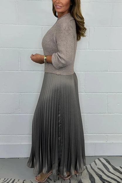 CAVALLO - Langer Pullover mit Faltenrock
