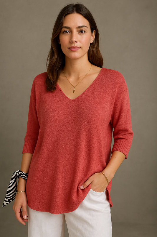 Azure – Pull Décontracté en Coton